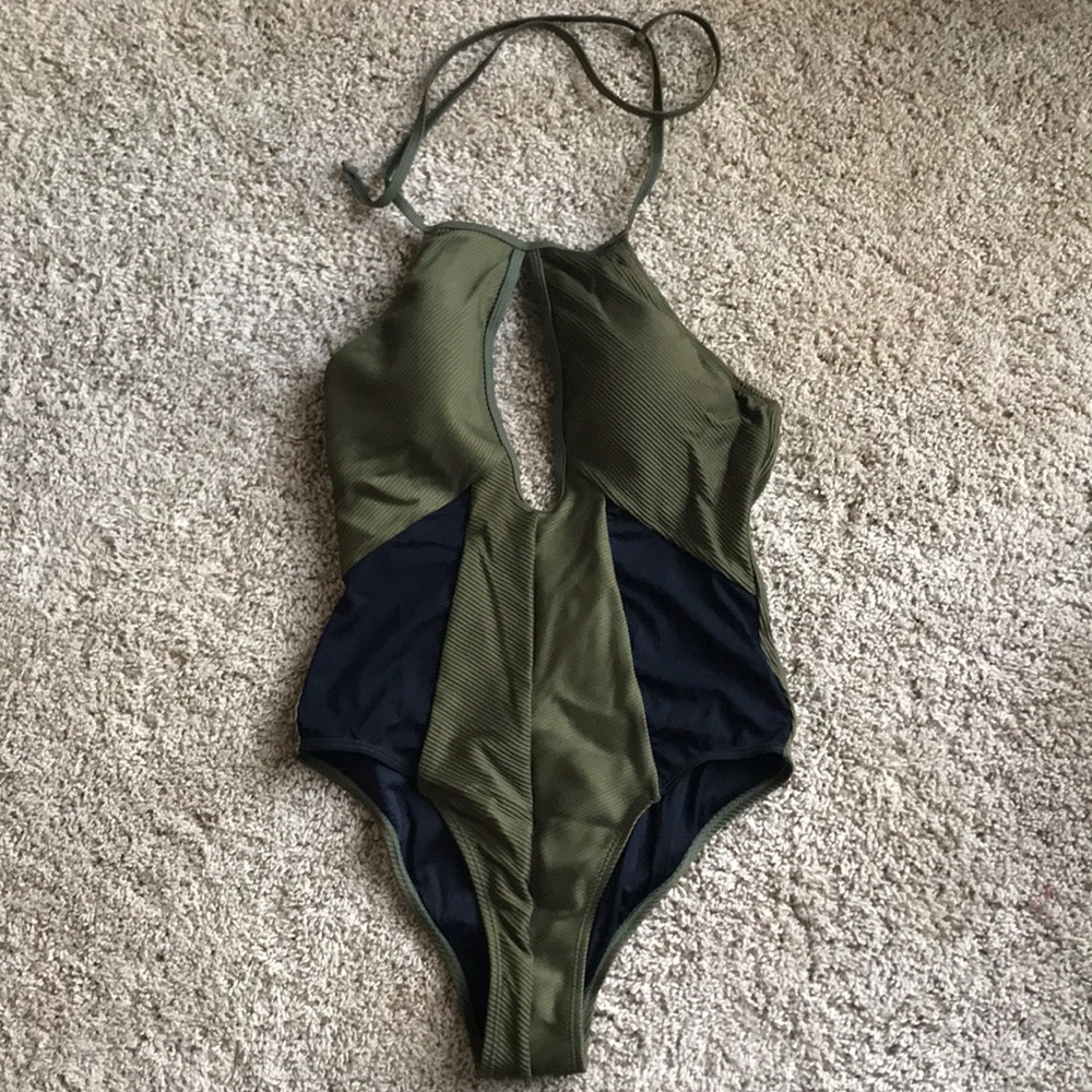 NWT 1-PIECE ARMY GREEN